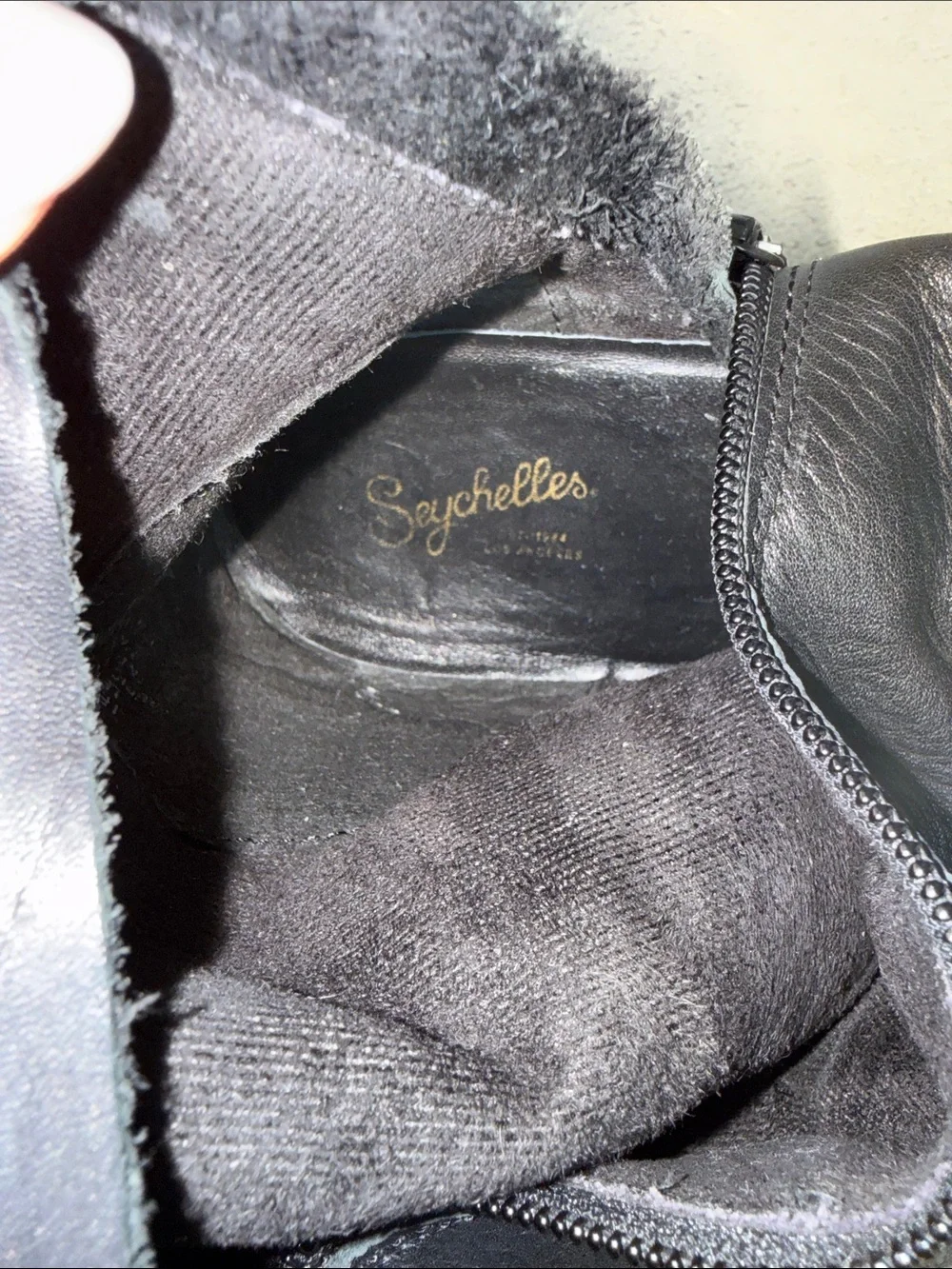 Seychelles Black Leather Over-the-Knee Riding Boots
